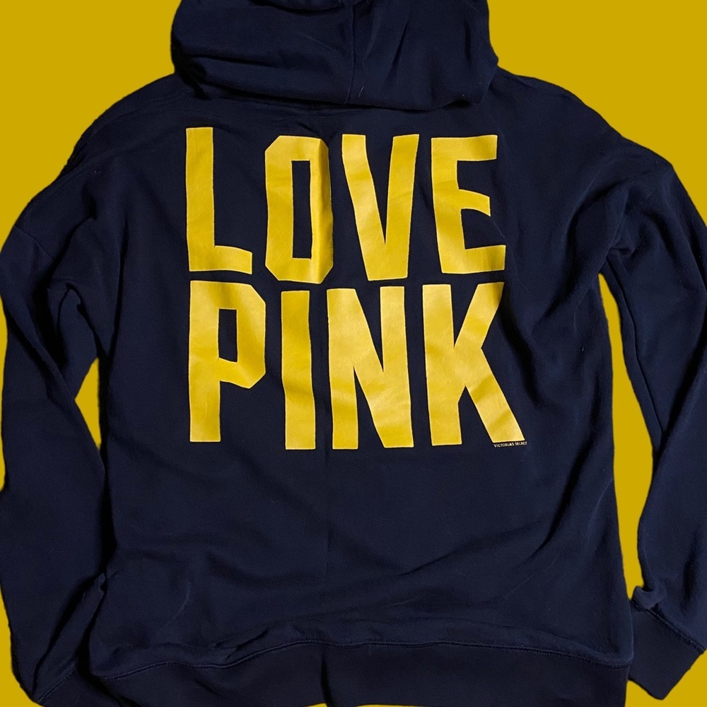 VS PINK & NFL STEELERS OVERSIZED BING HOODIE SWEATSHIRT - Picture 2 of 3